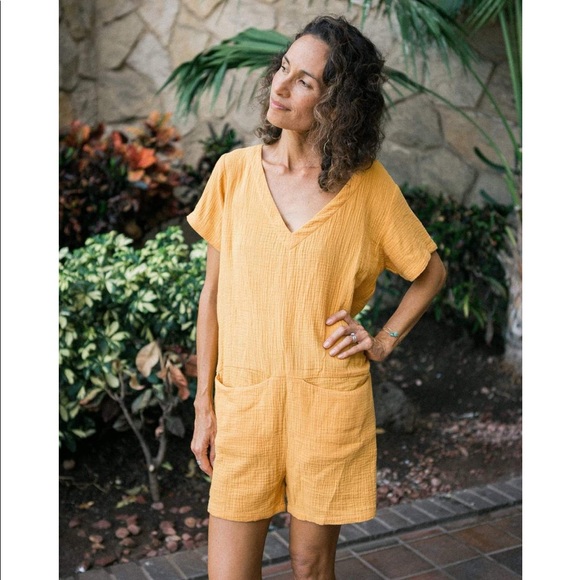 OFONESEA Dresses & Skirts - Women’s waist less linen romper OFONESEA